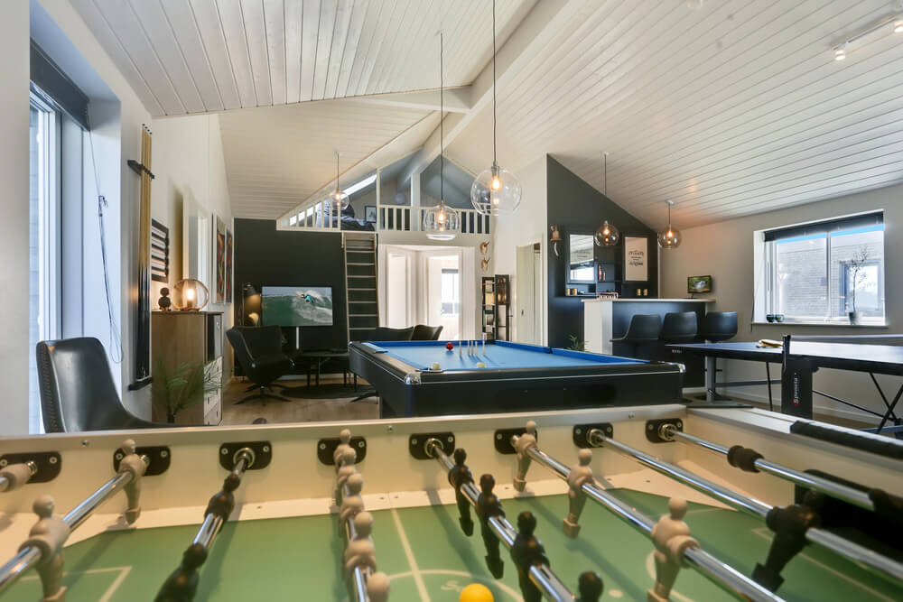 Veranstaltet ein Turnier im Aktivitätsraum, wenn ihr das Ferienhaus Nr. 476 in Nordjütland besucht.