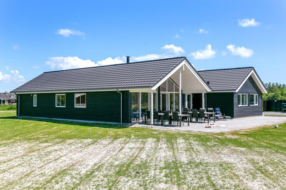 Das Luxusferienhaus Nr. 459 hat eine tolle Terrasse, die mit hochwertigen Gartenmöbeln für 16 Personen ausgestattet ist.