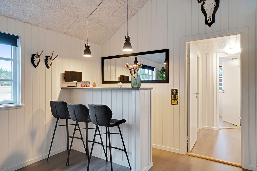 Das Ferienhaus 460 ist mit eigener Bar ausgestattet