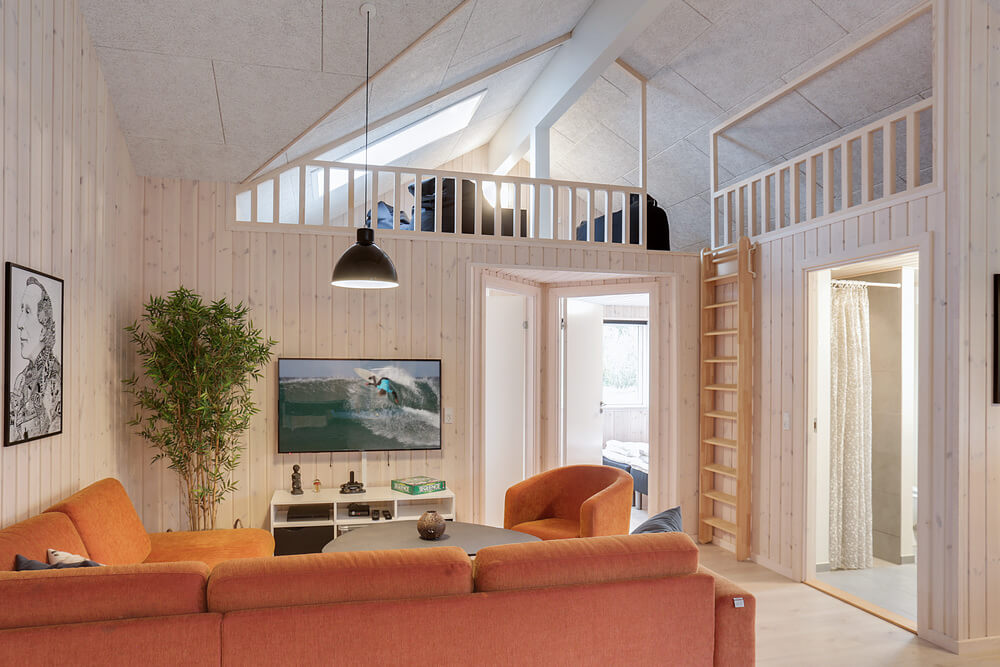 Das Luxusferienhaus 469 für 22 Personen hat einen großen Aktivitätsraum mit u. a. Billard und Darts
