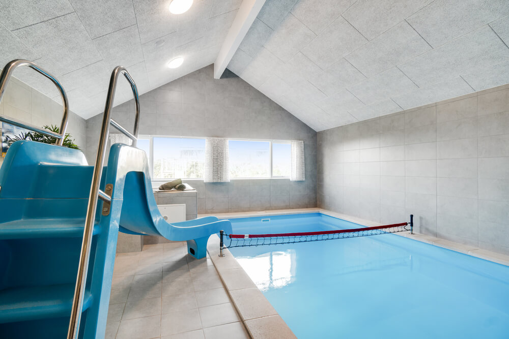 Der schicke Pool im Luxusferienhaus Nr. 478 für 18 Personen