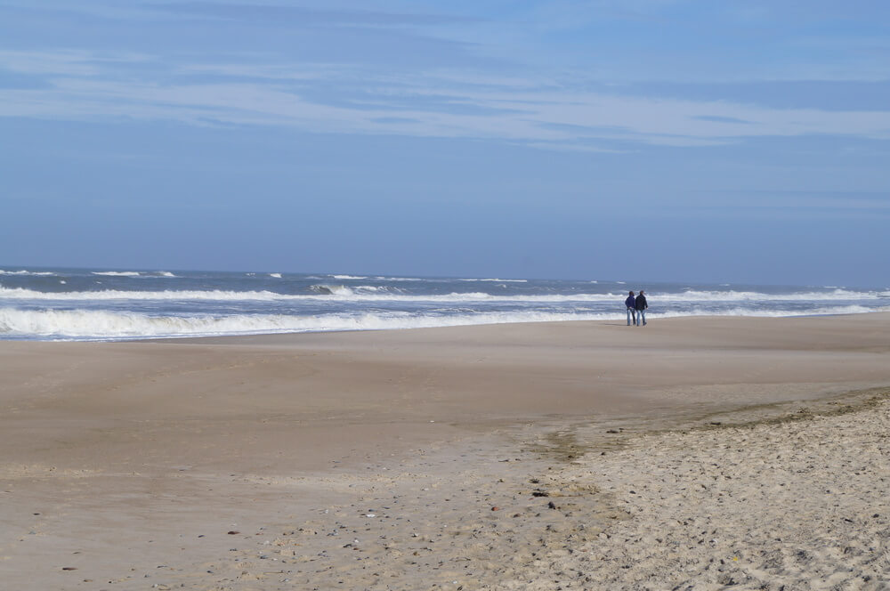 Der herrliche Strand in der Nähe von Luxusferienhaus Nr. 478 bei Westjütland.