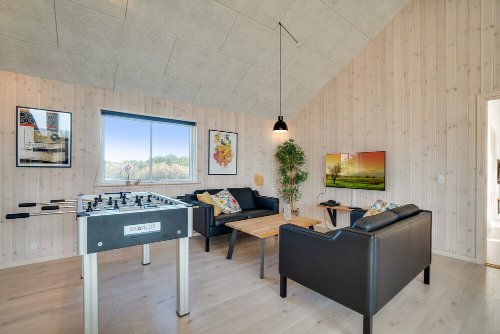 Veranstaltet ein Turnier im Aktivitätsraum, wenn ihr das Ferienhaus Nr. 477 in Westjütland besucht.