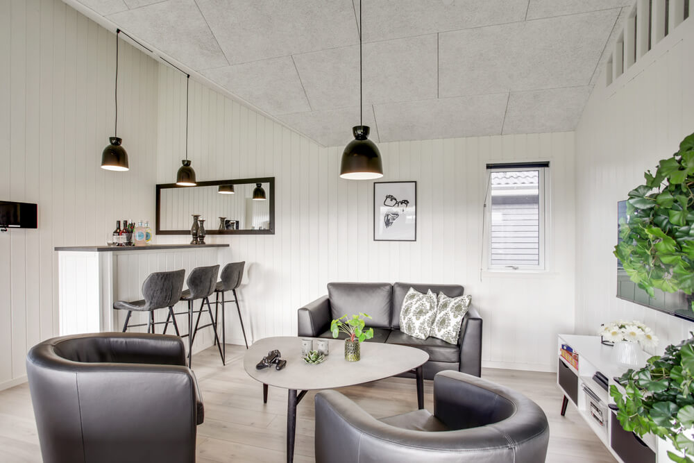 Das Luxusferienhaus 489 für 18 Personen hat einen großen Aktivitätsraum mit u. a. Billard und Darts