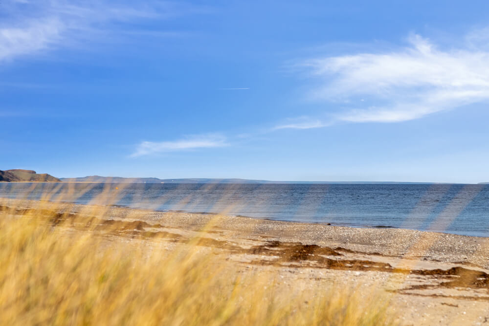 Der Strand in der Nähe von Luxusferienhaus Nr. 489.
