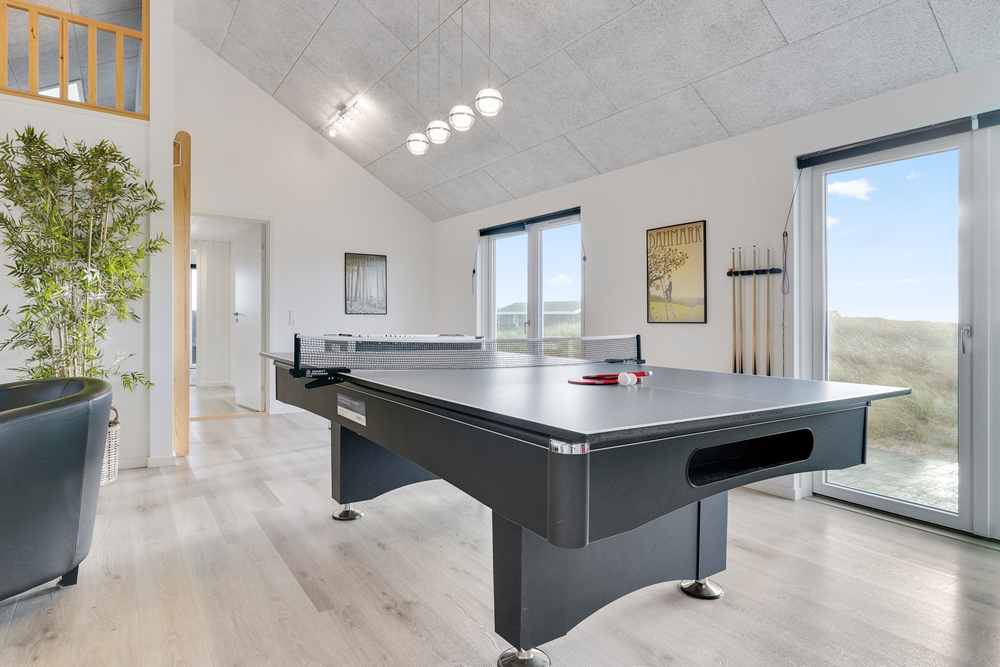 Veranstaltet ein Turnier im Aktivitätsraum, wenn ihr das Ferienhaus Nr. 486 in Westjütland besucht.