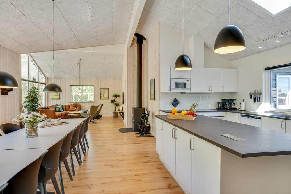 Aufenthaltsraum mit Platz für 18 im Luxusferienhaus Nr. 494.