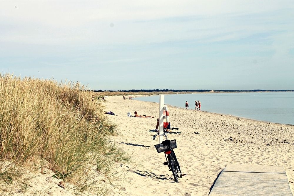 Der Strand in der Nähe von Luxusferienhaus Nr. 500.