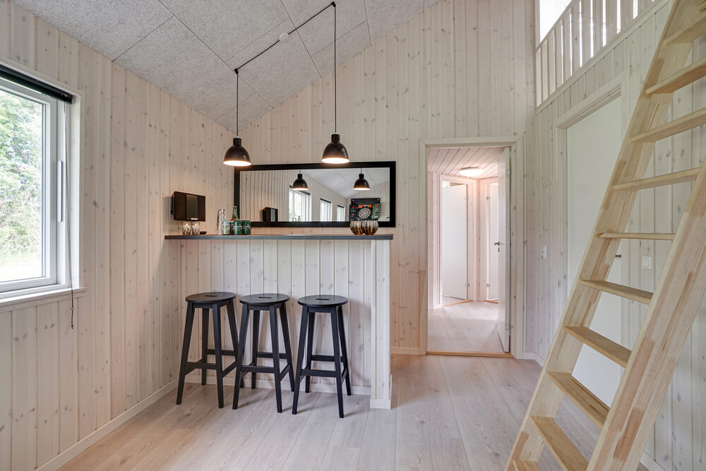 Das Ferienhaus 492 ist mit eigener Bar ausgestattet