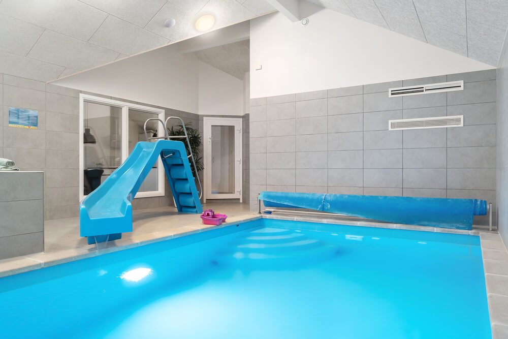 Der schicke Pool im Luxusferienhaus Nr. 726 für 18 Personen