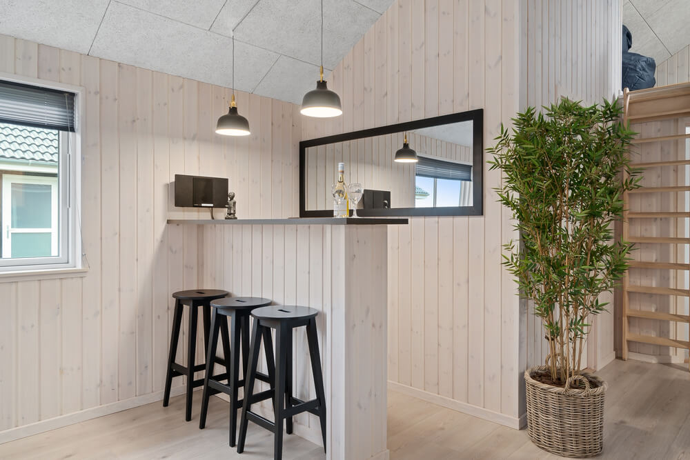 Das Ferienhaus 732 ist mit eigener Bar ausgestattet