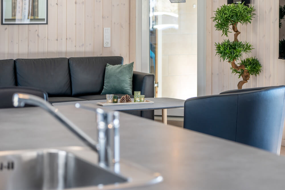 Aufenthaltsraum mit Platz für 20 im Luxusferienhaus Nr. 731.