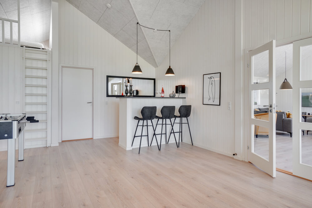 Das Ferienhaus 491 ist mit eigener Bar ausgestattet