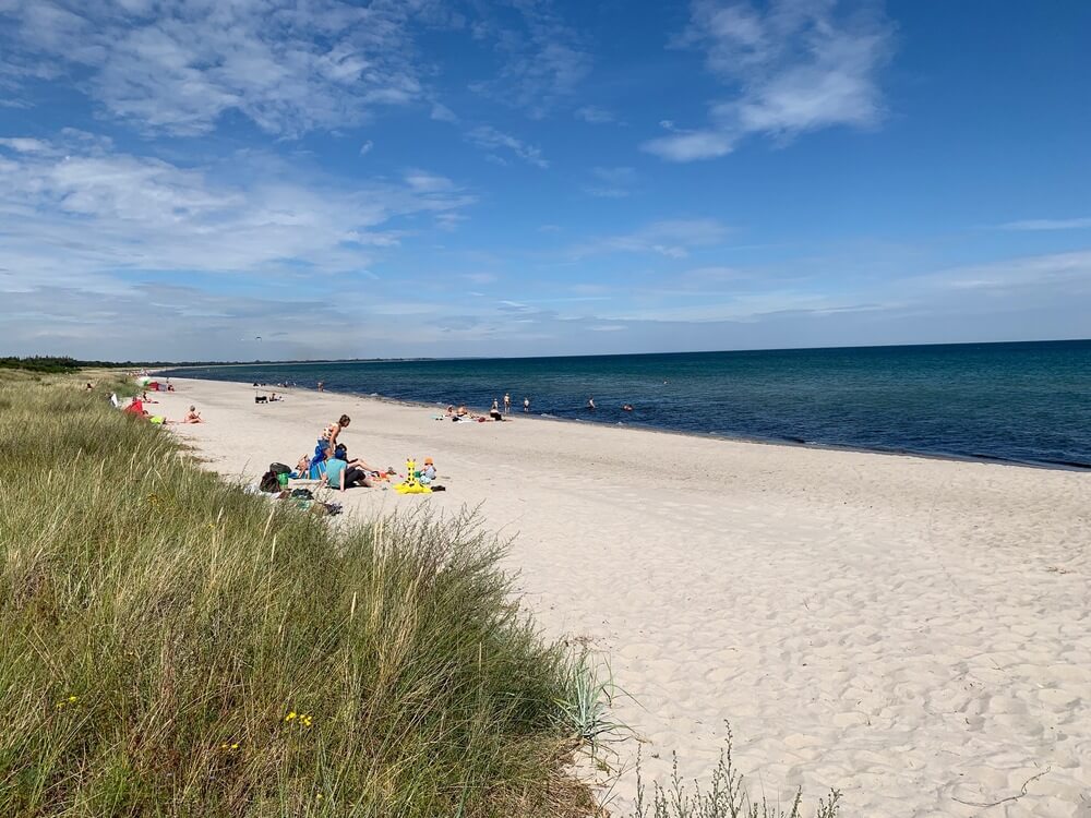 Der Strand in der Nähe von Luxusferienhaus Nr. 509.