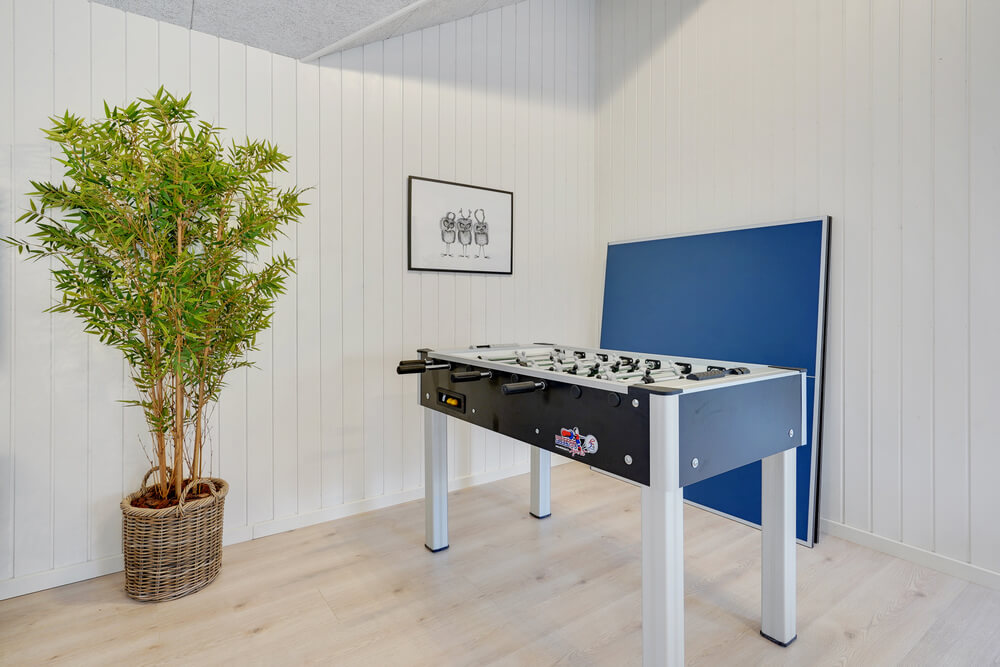Veranstaltet ein Turnier im Aktivitätsraum, wenn ihr das Ferienhaus Nr. 509 in Lolland/Falster/Mön besucht.
