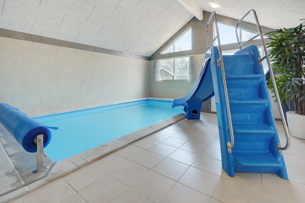 Der schicke Pool im Luxusferienhaus Nr. 509 für 16 Personen