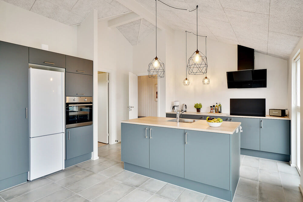 Die Küche im Luxusferienhaus Nr. 514 ist gut eingerichtet.
