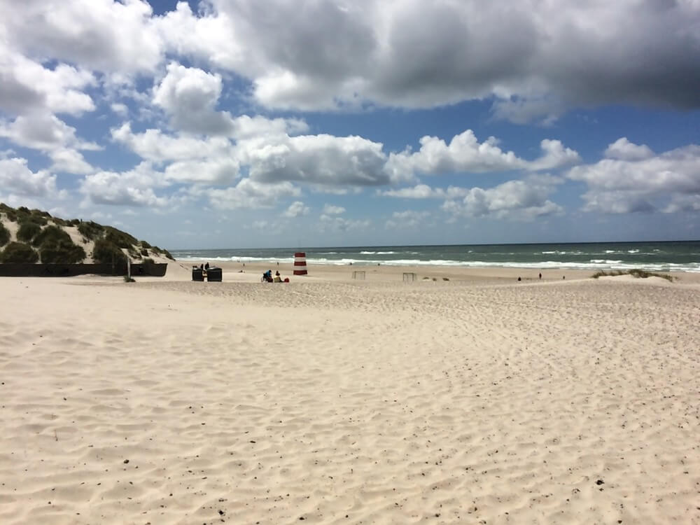 Der Strand in der Nähe von Luxusferienhaus Nr. 518.