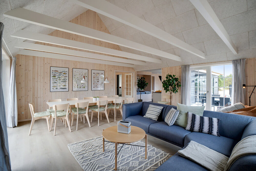 Das Luxusferienhaus Nr. 518 hat einen wunderschönen Aufenthaltsraum.