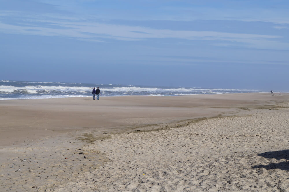 Der herrliche Strand in der Nähe von Luxusferienhaus Nr. 528 bei Westjütland.