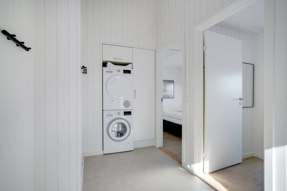 Der geräumige Eingangsbereich im Luxusferienhaus Nr. 533 in Westjütland