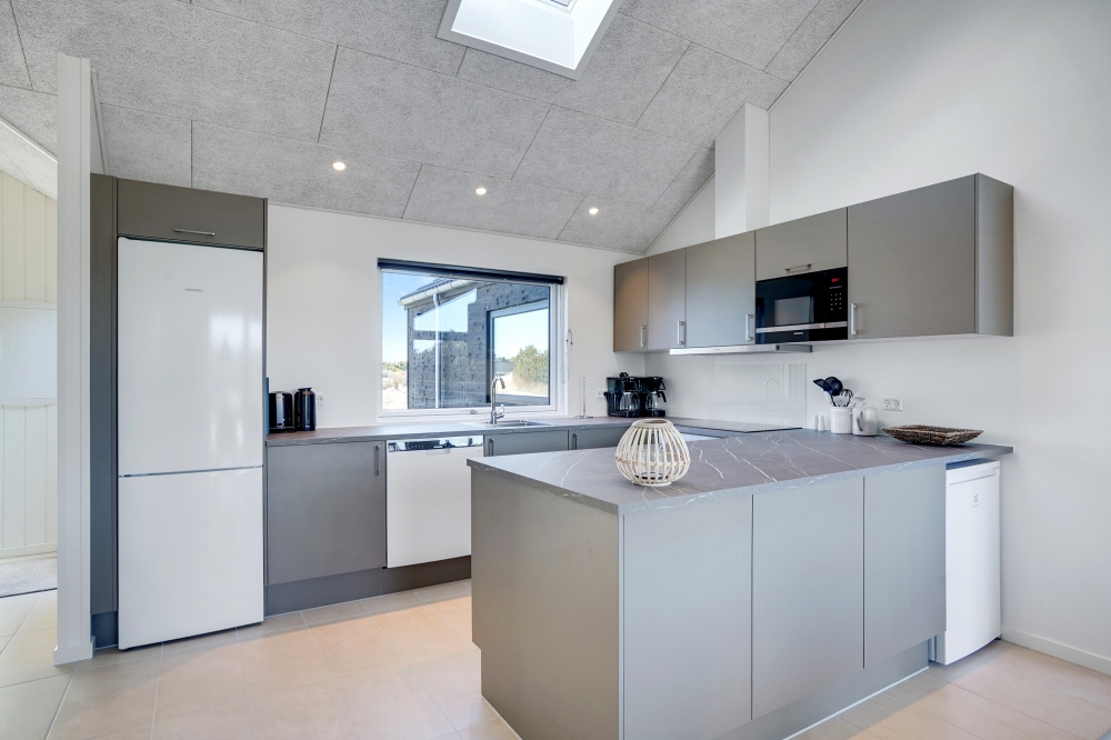 Die Küche in dem Luxusferienhaus Nr. 533 ist so gut ausgestattet, dass man problemlos Mahlzeiten für 14 Personen zubereiten kann.