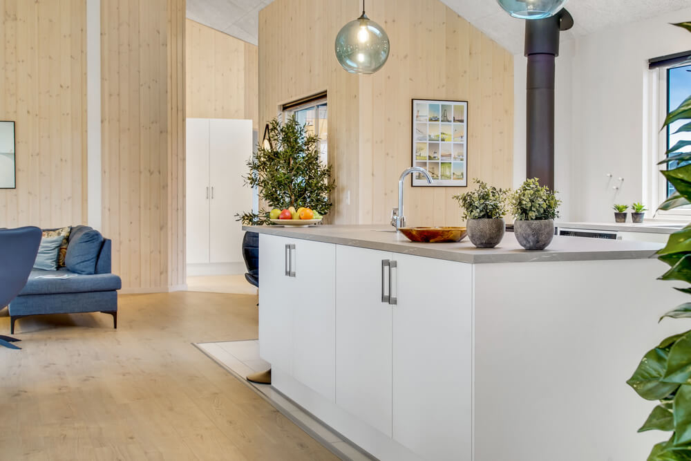 Die Küche im Luxusferienhaus Nr. 529 ist gut eingerichtet.