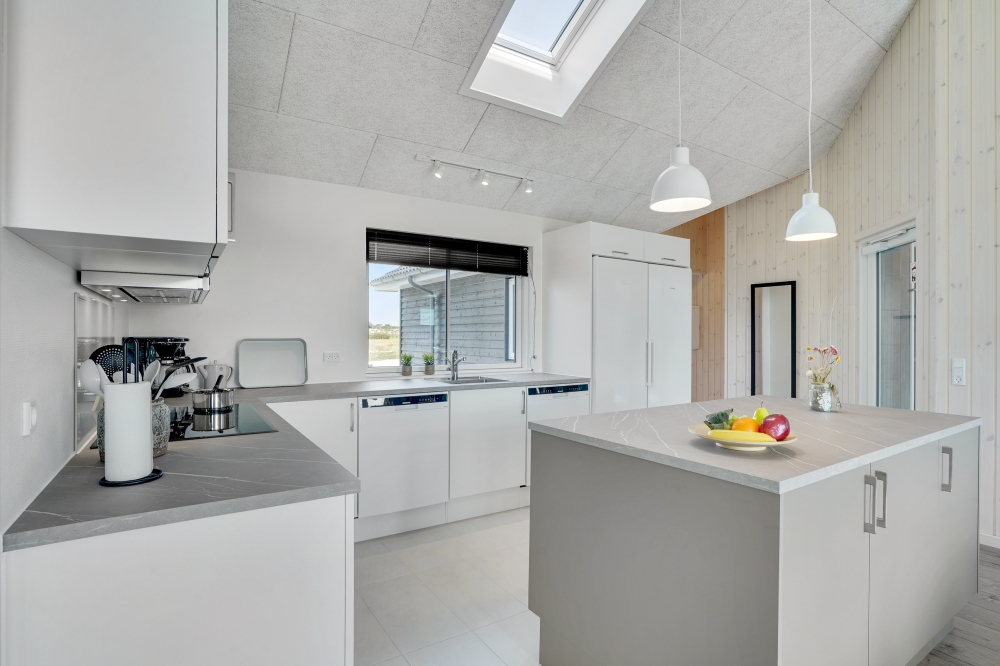 Die Küche im Luxusferienhaus Nr. 547 ist gut eingerichtet.