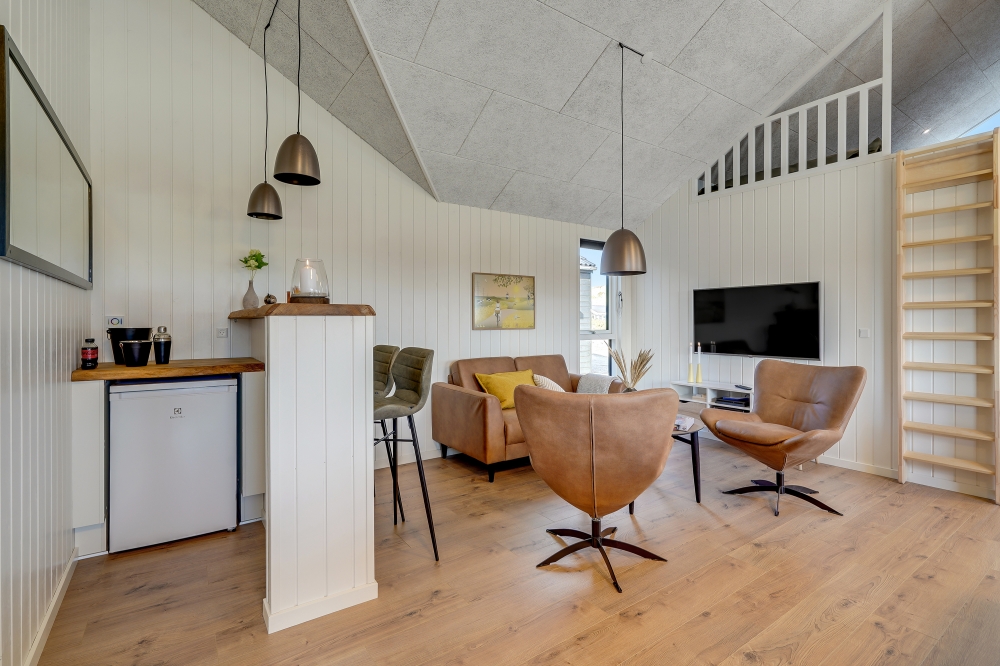 Die Bar im Luxusferienhaus 558 in Westjütland