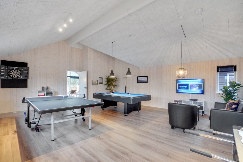 Veranstaltet ein Turnier im Aktivitätsraum, wenn ihr das Ferienhaus Nr. 545 in Limfjord besucht.