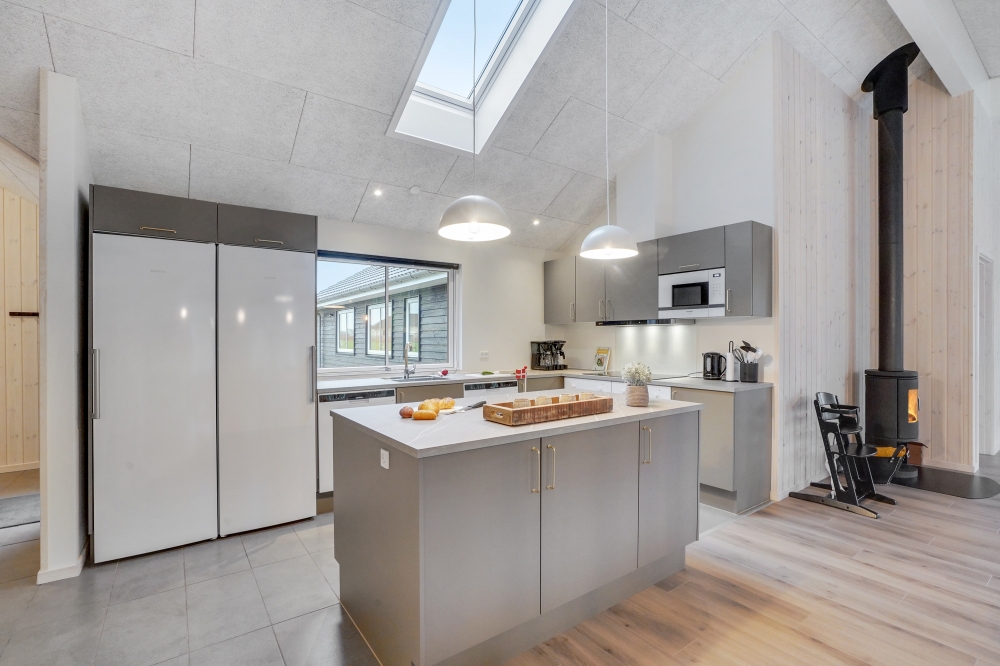 Die Küche im Luxusferienhaus Nr. 545 ist gut eingerichtet.