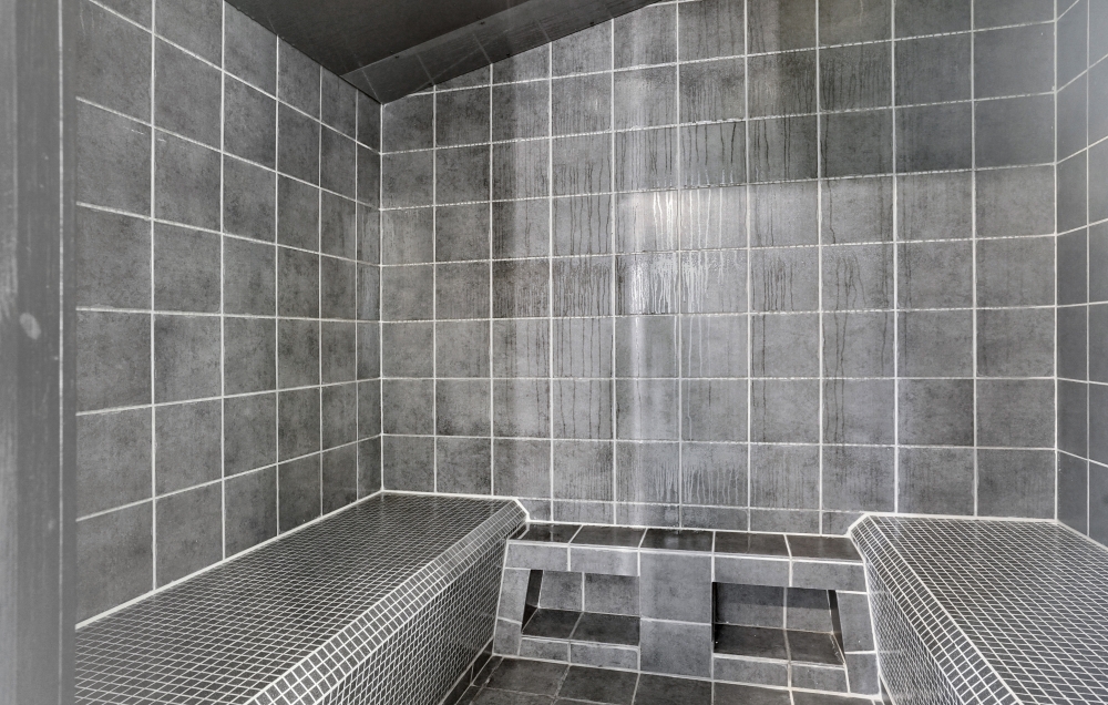 Genießen Sie die heiße Sauna im Luxusferienhaus Nr. 570 für 14 Personen