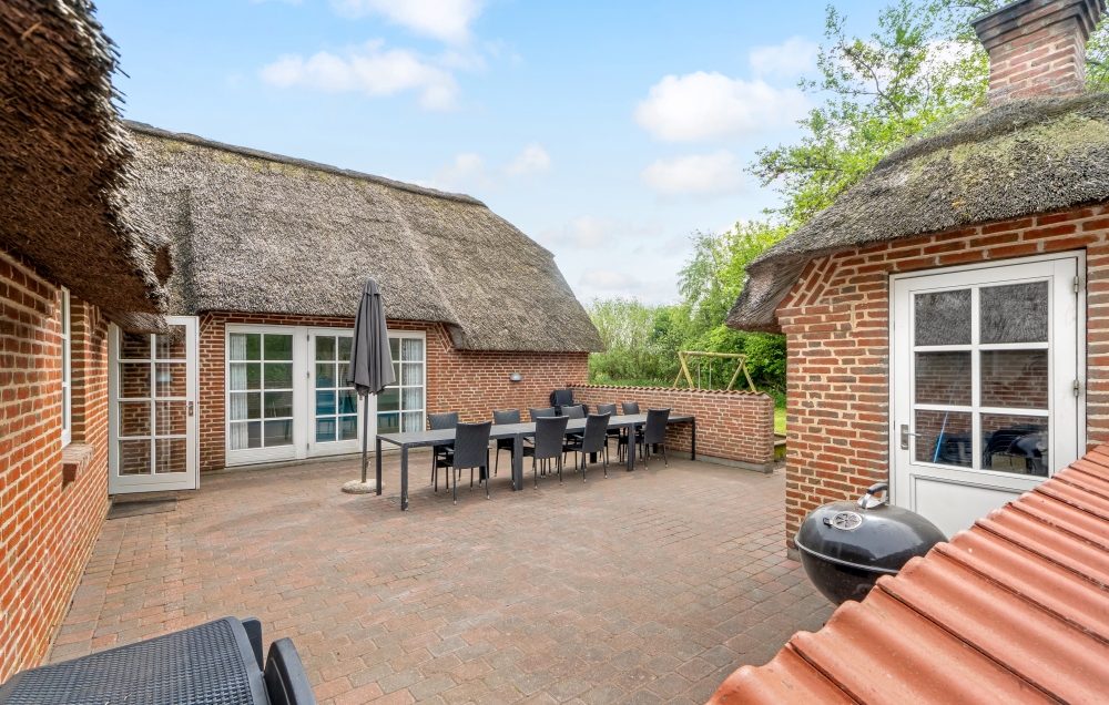 Das Luxusferienhaus Nr. 576 hat eine tolle Terrasse, die mit hochwertigen Gartenmöbeln für 14 Personen ausgestattet ist.