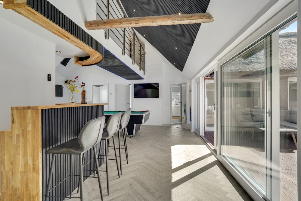 Das Ferienhaus 580 ist mit eigener Bar ausgestattet
