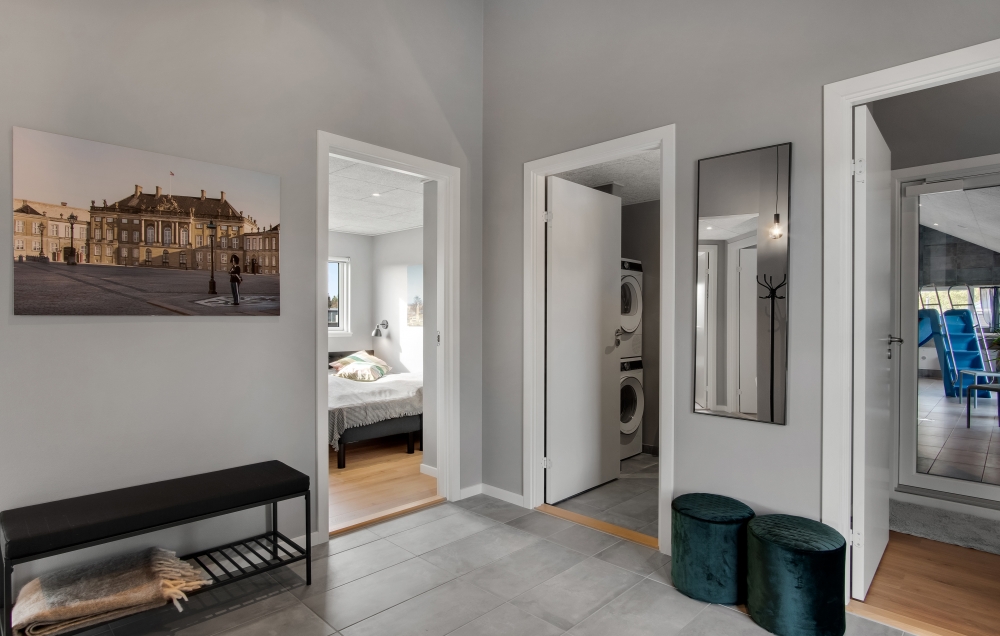 Der Eingangsbereich im Luxusferienhaus 554 bietet viel Platz