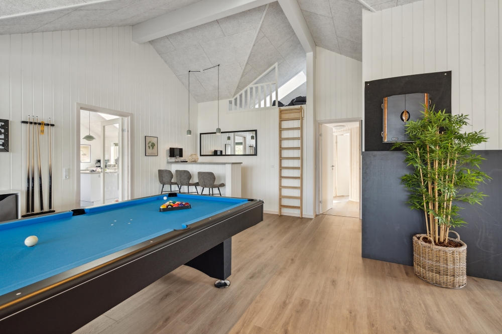 Veranstaltet ein Turnier im Aktivitätsraum, wenn ihr das Ferienhaus Nr. 591 in Südjütland besucht.