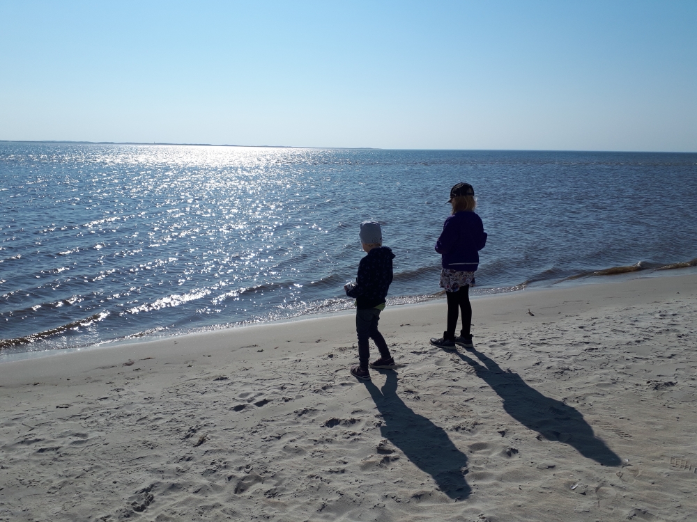 Der Strand in der Nähe von Luxusferienhaus Nr. 597 in Südjütland lädt zum Spazierengehen ein.