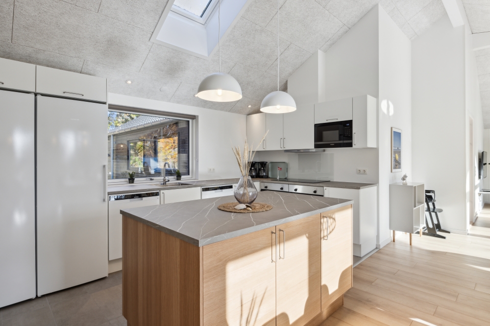 Die Küche im Luxusferienhaus Nr. 759 ist gut eingerichtet.