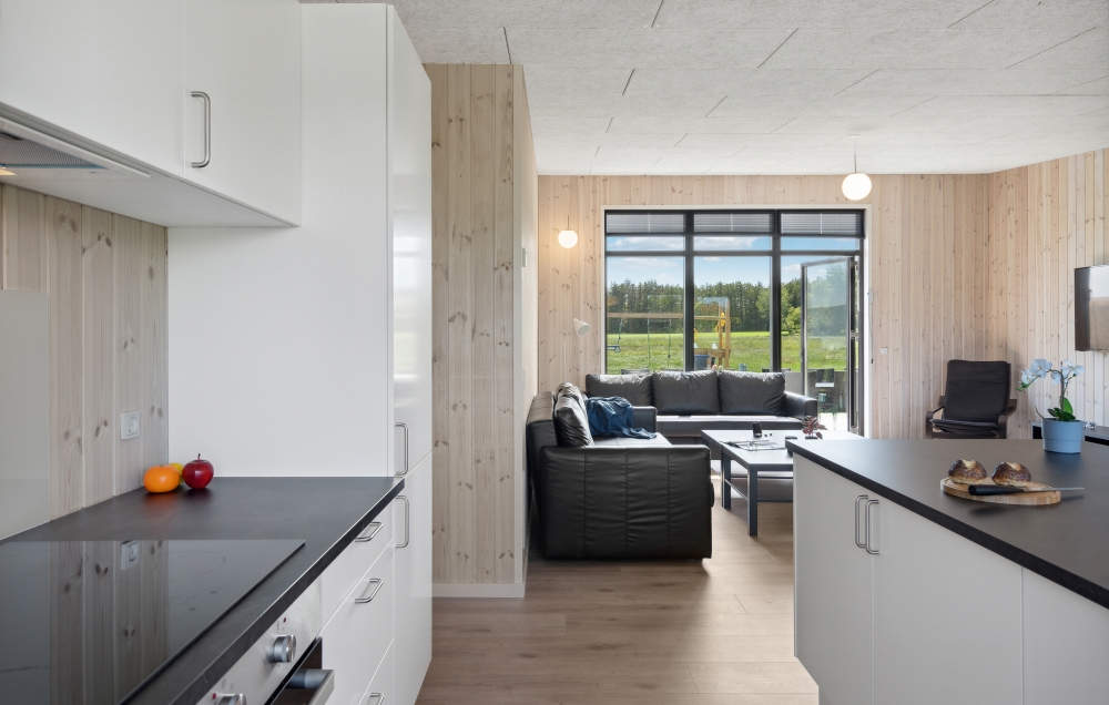 Die Küche im Luxusferienhaus Nr. 604 ist gut eingerichtet.