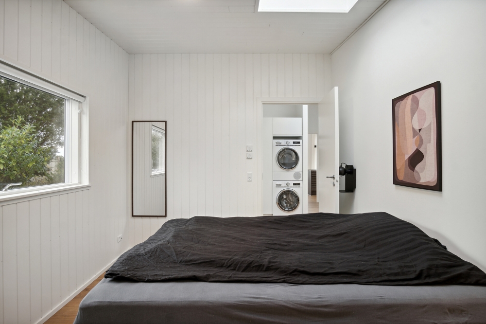 Schlafzimmer im Luxusferienhaus Nr. 606 in Ostjütland