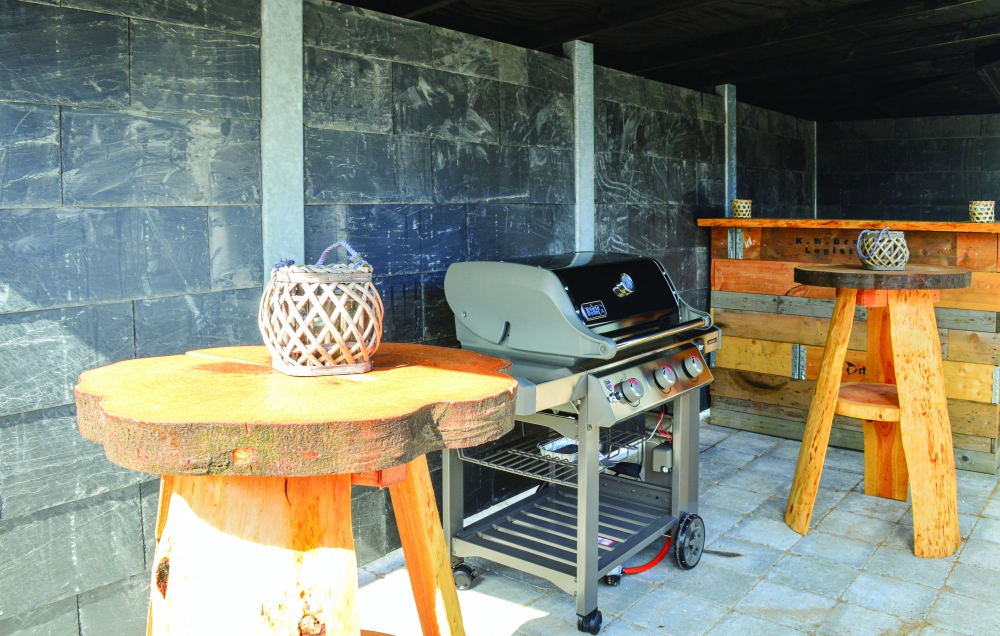 Das Luxusferienhaus Nr. 607 hat eine tolle Terrasse, die mit hochwertigen Gartenmöbeln für 18 Personen ausgestattet ist.