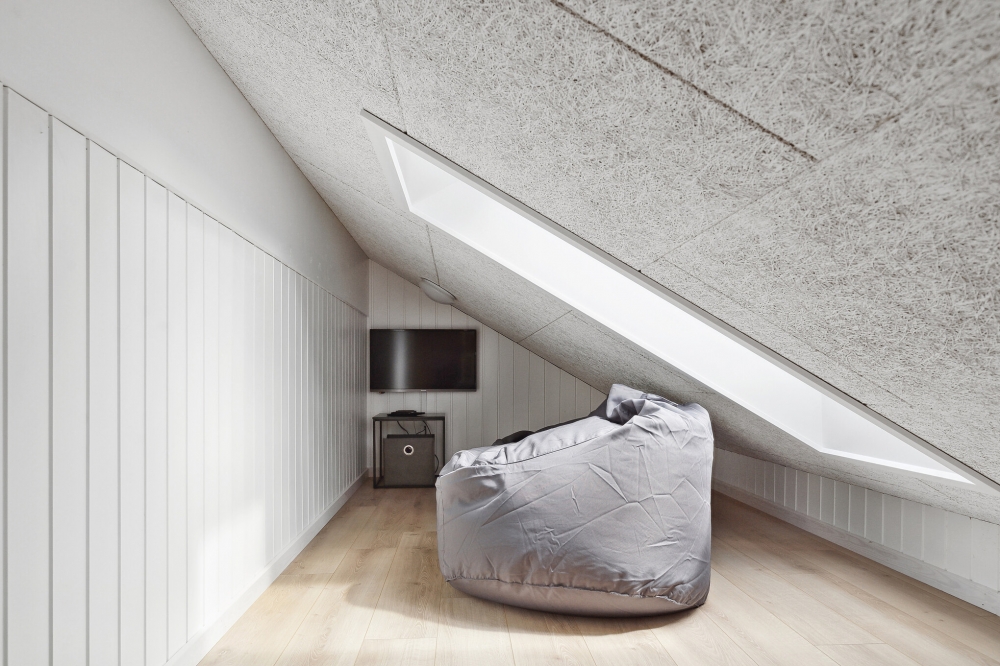 Einige der 16 Schlafgelegenheiten befinden sich im Luxusferienhaus Nr. 616 auf dem ausgebauten Dachboden