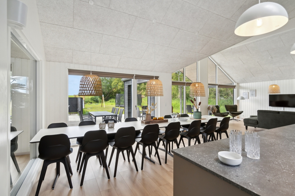 Die Küche im Luxusferienhaus Nr. 616 ist gut eingerichtet.