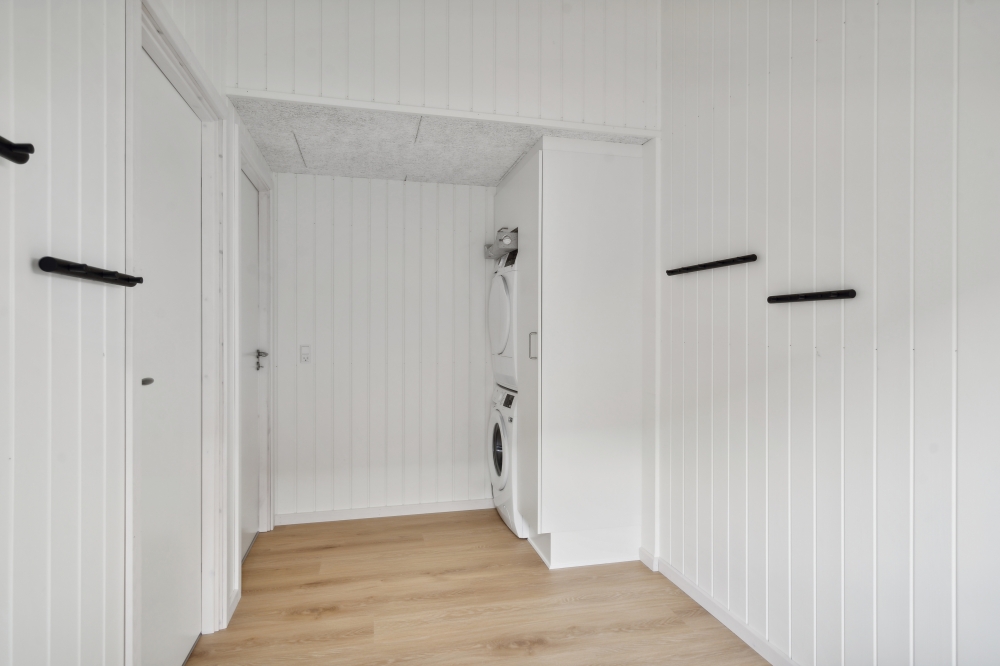 Der geräumige Eingangsbereich im Luxusferienhaus Nr. 617 in Fünen und seine Inseln