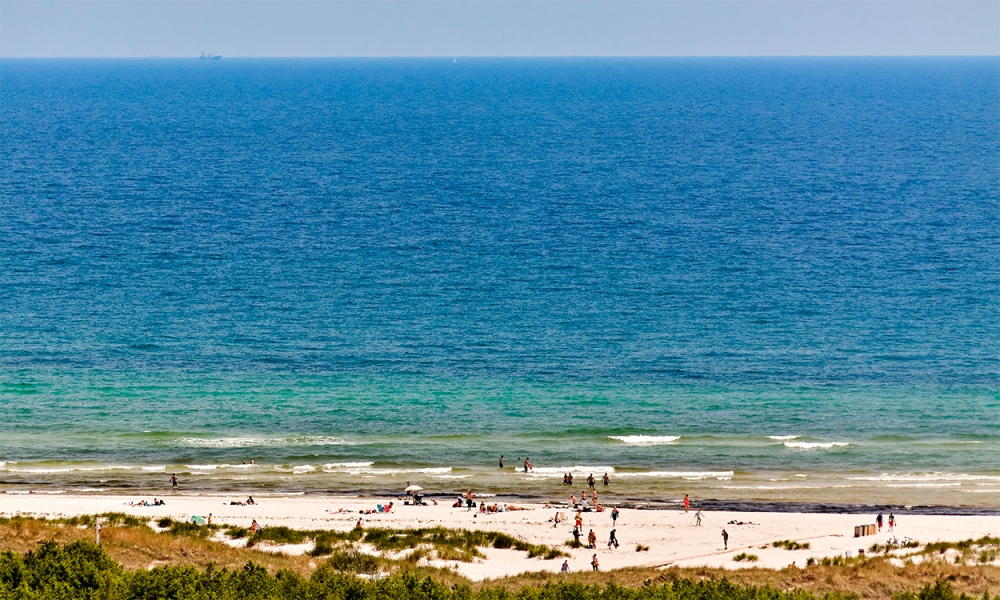 Der Strand in der Nähe von Luxusferienhaus Nr. 621.
