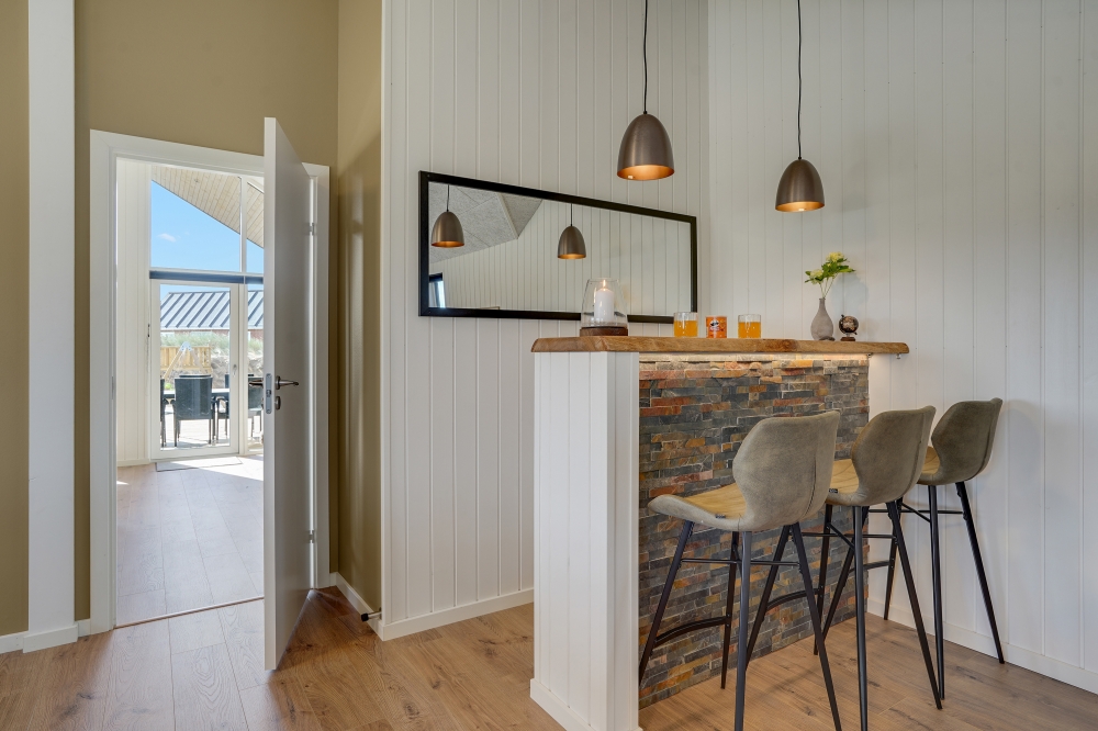 Das Ferienhaus 622 ist mit eigener Bar ausgestattet