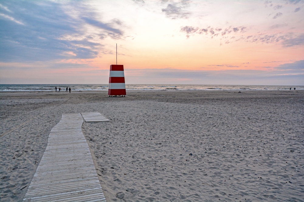 Der Strand in der Nähe von Luxusferienhaus Nr. 627.