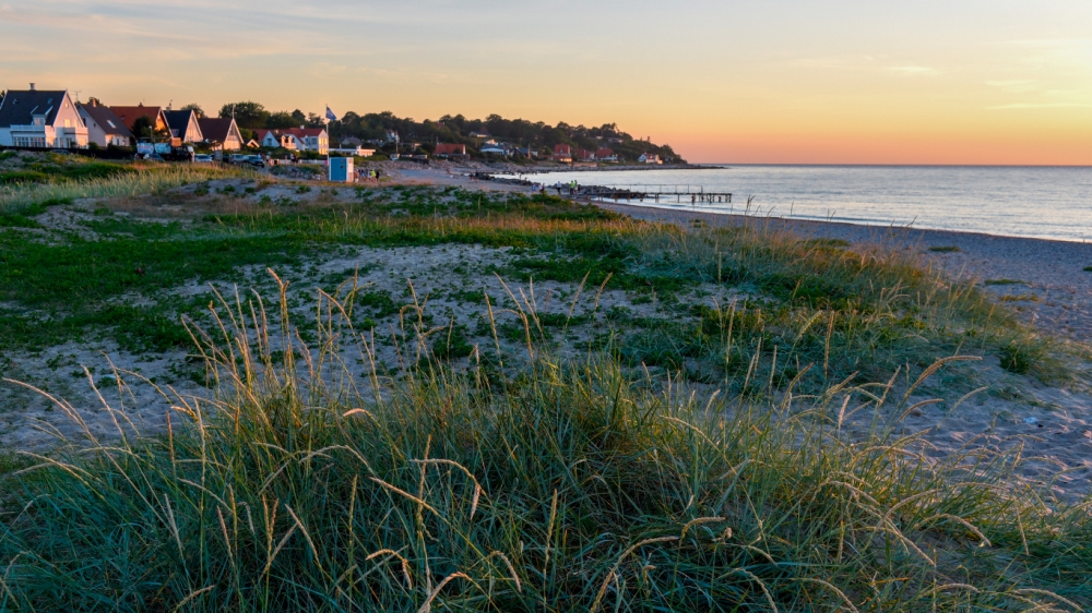 Der herrliche Strand in der Nähe von Luxusferienhaus Nr. 638 bei Nordseeland.