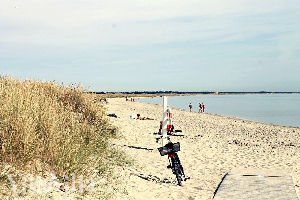 Der herrliche Strand in der Nähe von Luxusferienhaus Nr. 656 bei Nordjütland.