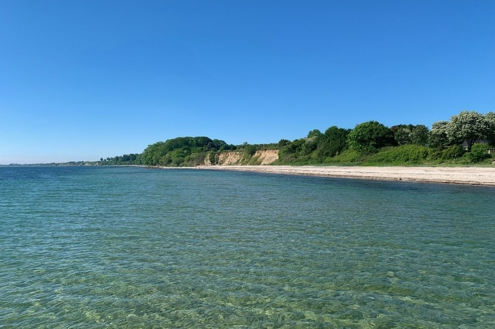 Der herrliche Strand in der Nähe von Luxusferienhaus Nr. 657 bei Südjütland.